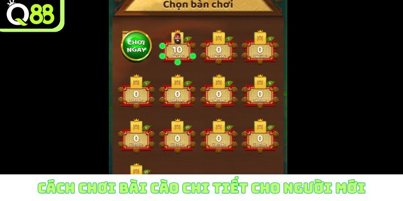 Cách chơi bài cào chi tiết cho người mới