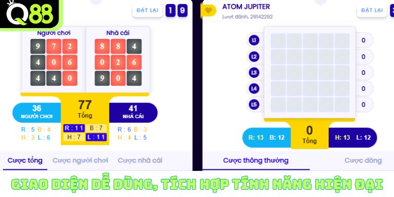 Giao diện dễ dùng, tích hợp tính năng hiện đại