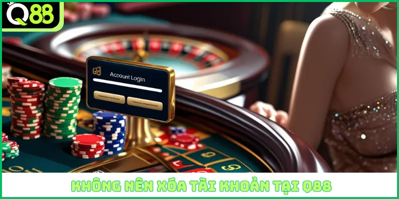 Không nên xóa tài khoản tại Q88