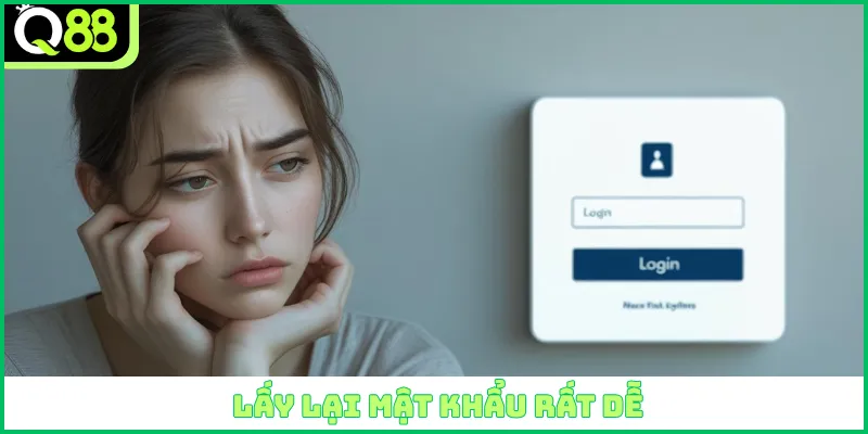 Lấy lại mật khẩu rất dễ