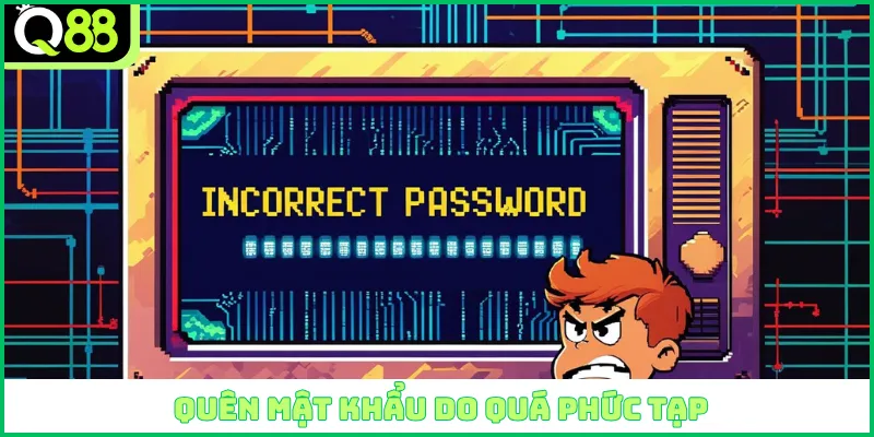 Quên mật khẩu do quá phức tạp