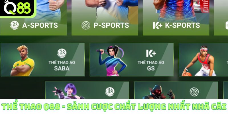 Thể thao Q88 - Sảnh cược chất lượng nhất nhà cái