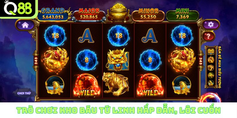 Trò chơi Kho báu Tứ Linh hấp dẫn, lôi cuốn