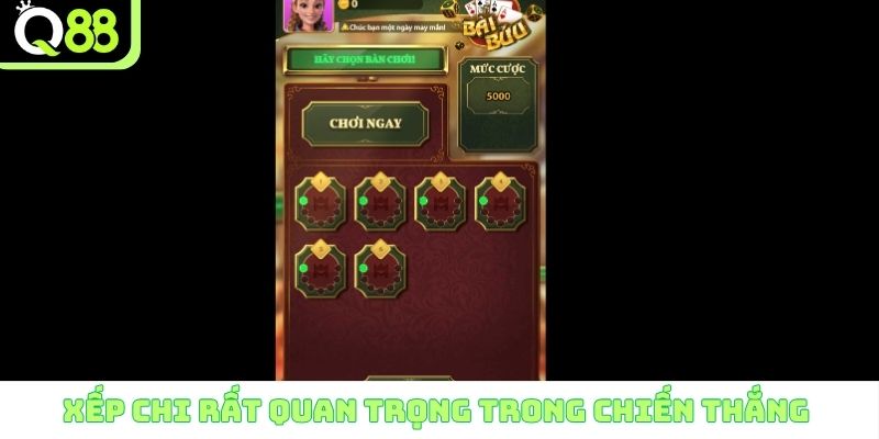 Xếp chi rất quan trọng trong chiến thắng 